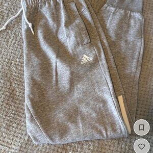Adidas Kids Heather Gray Joggers